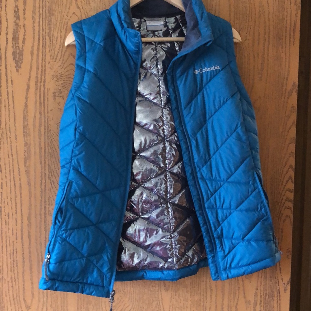 Columbia quilted Omni Heat puffer vest M